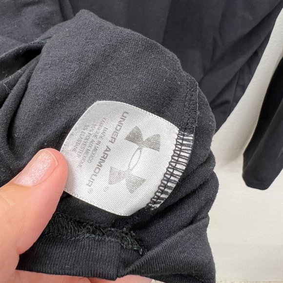 Under Armour long sleeve mens black crew neck top  Size: L - Picture 9 of 10